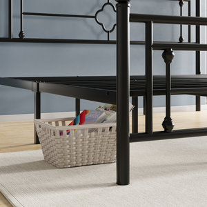 Kainice hiện đại nền tảng California Vua GIƯỜNG KHUNG duy nhất Nữ Hoàng kích thước màu hồng sắt kim loại giường thép đầu giường cho phòng ngủ ứng dụng - Product Image 6