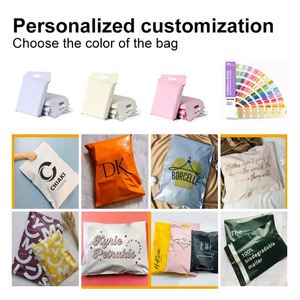 Sacs d'expédition en polyéthylène réutilisables, imperméables, écologiques, avec impression de logo personnalisée en grande quantité pour colis express - Product Image 2