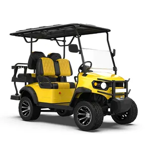 Carro de golf eléctrico con batería de litio, todoterreno, barato, 4 plazas, CE, carrito de golf eléctrico Ce 3M 3-4 Racer Pro Racer 4x4 equipado