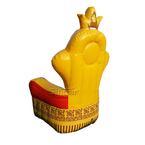 Fauteuil gonflable hermétique en PVC de 6,5 pieds pour enfants, modèle King ou Queen, idéal pour les fêtes <span class=keywords><strong>d</strong></span>'anniversaire et les entreprises de <span class=keywords><strong>location</strong></span> - Product Image 2