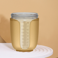 Ensemble de biberons pour bébé en silicone sans BPA, fabrication OEM, capacité de 150 ml, avec motif imprimé, pour 0-12 mois