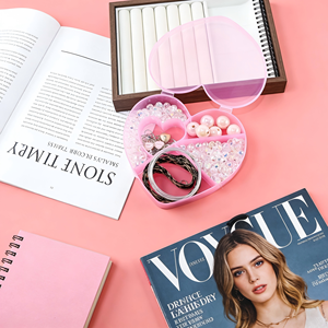 Kit de Cuentas para Collares de Mascotas, Set de Fabricación de Joyería para Mascotas con Forma de Corazón para Perros y Gatos, Suministros de Manualidades para Accesorios de Mascotas - Product Image 2