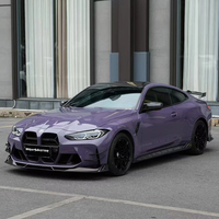 WRAPMASTER Super Glossy PET Haze Purple Vehicle Wraps UV Proof PVC Car Vinyl Wrap Roll Shape for Protection Car Sticker