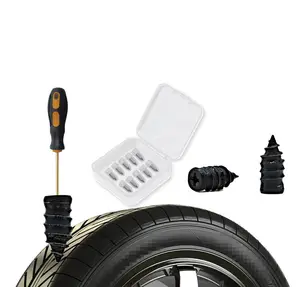 Vacuum Tyre Repair Set Nail Kit for Wheels Car Motorcycle Scooter Rubber Tubeless Tire Repair Tool Glue Free Repair Tire Nail