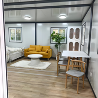Casa Contenedor Plegable Expandible de Doble Ala Personalizada de Fábrica, Cabaña Modular Prefabricada para Uso en Campamentos de Construcción, Oficinas y Dormitorios