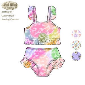 Maillots <span class=keywords><strong>de</strong></span> <span class=keywords><strong>bain</strong></span> pour enfants, <span class=keywords><strong>maillot</strong></span> <span class=keywords><strong>de</strong></span> <span class=keywords><strong>bain</strong></span> doux à volants pour bébé fille, <span class=keywords><strong>maillot</strong></span> <span class=keywords><strong>de</strong></span> <span class=keywords><strong>bain</strong></span> deux pièces réglable pour tout-petits - Product Image 4