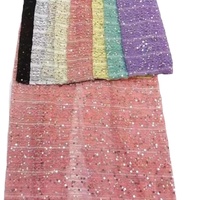 Tissu à paillettes brodées en tissu péruvien suisse Fashional 2022