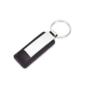 BSCI/GRS Promotional Metal Carabiner Keychain Car Brand Logo Metal Pu Custom Leather Keychain