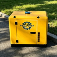 Générateur Diesel Direct Usine 5/6/7KW 60Hz 12V Démarrage Automatique DC Silencieux Faible Bruit ATS AVR Alimentation de Secours Domestique Extérieure