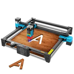 TWOTREES Laser Master 3 0,05*0,01mm Impresora láser de enfoque ultrafino Grabado para madera Metal 3D Acrílico Cuero DIODO 12V 4A DC