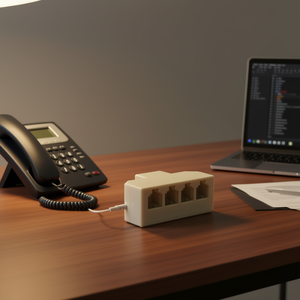 Divisor Telefónico Rj11 1 Entrada 4 Salidas de 4 Pines para Uso en Hogar y Oficina - Product Image 3