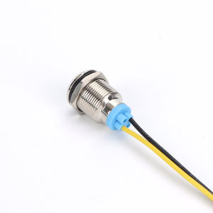 Voyant industriel de signalisation d'émission d'acier inoxydable de jambe soudée par 12mm - Product Image 5