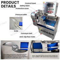 Máquina Cortadora Industrial de Vegetales para Repollo, Cebolla, Apio, Cebollino Chino y Tallos de Ajo 110V
