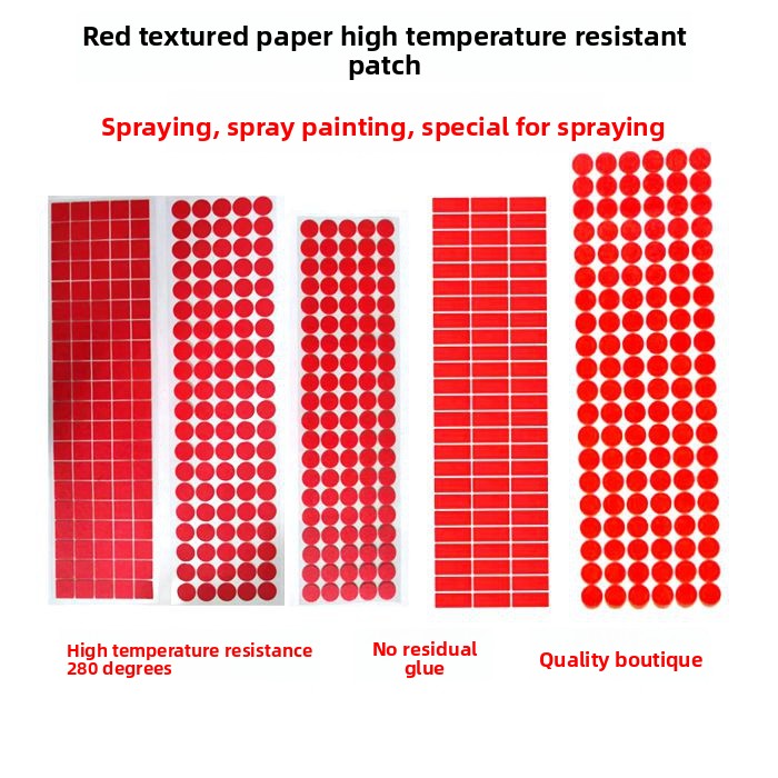 adhesive sticker high temperature resistant