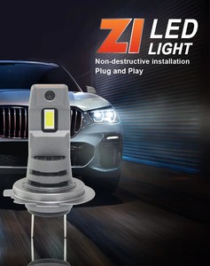 Lampadina <span class=keywords><strong>LED</strong></span> H13 9004 9007 H4 <span class=keywords><strong>H7</strong></span> H11 CSP 12V per Fari Auto, Abbaglianti e Anabbaglianti, 6000K, Universale Plug&Play - Product Image 6