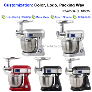 Gewerbliche Küchenmaschine 3-in-1 mit Drehbarer Schüssel, Elektrisch Betrieben, zum Mischen von Brotteig, Kuchen, Reis, Handmixer - Product Image 6