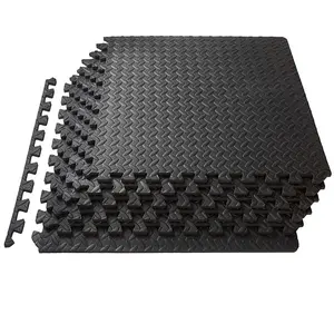 Environmental Taekwondo Floor Mat EVA Foam Material Carpet 30*30cm 60*60cm 100*100cm Classic Black Color