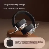 Headphone Retro On-Ear Berkabel/Nirkabel Mode Ganda untuk Peredam Kebisingan Aktif (ANC) Headset Gaming Stereo HIFI Tipe-C