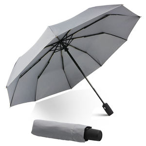 Parasols de voyage portables de luxe pour l'extérieur, coupe-vent, logo personnalisé, parapluies pliants automatiques à 3 volets pour filles et femmes - Product Image 4