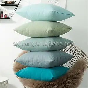 JIUANG Textiles Polyester Sofa Pillow Covers Velvet Material Pillow Case Solid Color 45*45cm Home Cushion Cover