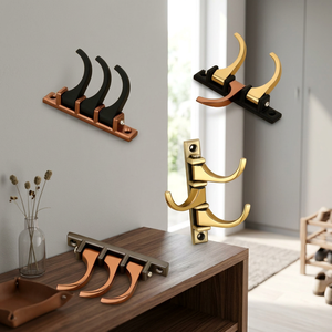 Porta Llaves Plegable de Metal de Zinc para Montar en la Pared, Organizador de Llaves que Ahorra Espacio, Almacenamiento para la Entrada del Hogar, Soporte Decorativo con Gancho, Moderno - Product Image 6