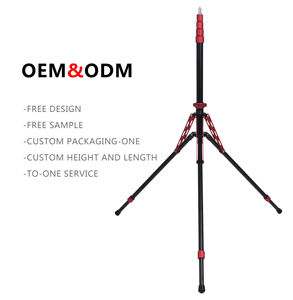 Trépied de lumière professionnel miniature en aluminium de 3,2 m pour extérieur, pieds détachables, portable, multifonctionnel, pour la photographie - Product Image 2