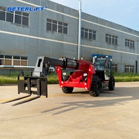 Neuer Diesel 4WD Kompakt-Teleskoplader 2,5 Tonnen Hubkraft 6m Teleskopstapler mit Personenkorb für Höhenarbeiten