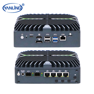 เกตเวย์ IoT ใหม่ 10 คอร์ I5 DDR5 นาโน N3261 ไร้พัดลม มินิซอฟต์เราเตอร์ พร้อมพอร์ตเครือข่ายหลายพอร์ต 4 แลน เซิร์ฟเวอร์ มินิพีซี N - Product Image 6