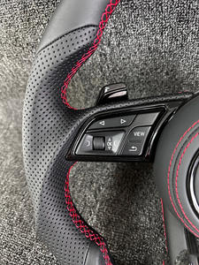 <span class=keywords><strong>Volante</strong></span> de Cuero de Lujo para Audi B9 A3 <span class=keywords><strong>A4</strong></span> A5 RS3 RS4 RS5 S3 S4 S5 A6 C6 C7 C8 A7 A8 Q5 Q7 TT R8 S6 RS7 B8.5 B8, Modelo YS-001 - Product Image 2