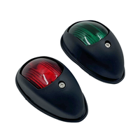 Feu de navigation LED rouge et vert étanche 12V pour coque et arrière de bateau, signalisation marine pour yacht