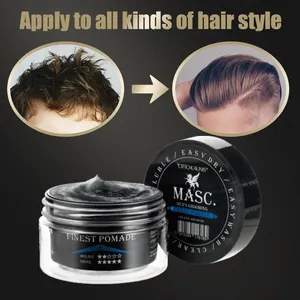 थोक पुरुषों के लिए बालों की देखभाल स्टाइल उत्पादों कार्बनिक Argan तेल स्टाइल मोम पुरुषों उच्च गुणवत्ता
