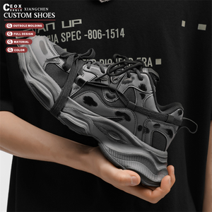 Baskets épaisses à nœud papillon pour femme 2026 – Style décontracté parisien polyvalent, maille respirante, semelle épaisse tendance, tige en tissu, semelle intérieure en PU - Product Image 1