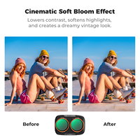 Filtro Variable ND2-32 y de Difusión Negra 1/4 VND 2 en 1 Resistente al Agua y a los Arañazos de K&F Concept para DJI OSMO Pocket 4 Pro