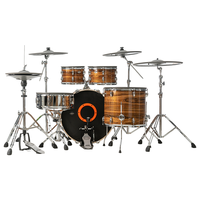 Ensemble de batterie électronique Lightning TWO | Tête de maille à 2 zones | Roland/Yamaha/ Compatible | Percussion à bruit jaune