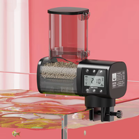 Distributeur automatique d'aliments pour aquarium 500 ml grande capacité, programmable intelligent pour poissons rouges et koïs en vacances