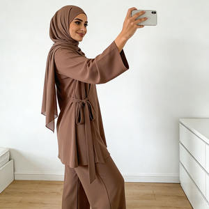 Traje de Baño Musulmán de Cuerpo Entero para Mujer, Burkini, Tela de Secado Rápido, Traje de Baño Modesto para Playa - Product Image 1