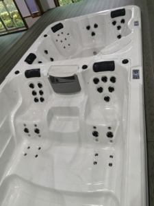 All'aperto acrilico Balboa di controllo idromassaggio vasche idromassaggio vasca da massaggio all'aperto infinita nuoto spa per l'esercizio fisico - Product Image 5