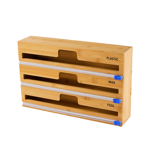 Distributeur automatique de rouleaux de papier aluminium, fournitures de cuisine et ménage, en aluminium de bambou, avec fraise, vente en gros, 2022 - Product Image 2