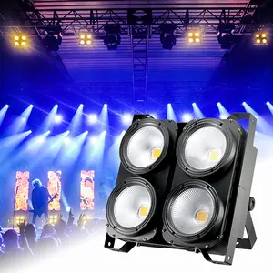 Stage equip lighting Warm White cool white par COB 450w 100w lampada per il pubblico 4 occhi led stage blinder light