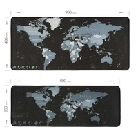 Tapis de souris de bureau personnalisé, bords cousus anti-frayage, caoutchouc texturé spécial, résistant à l'eau, anti-rayures, housse de clavier de jeu