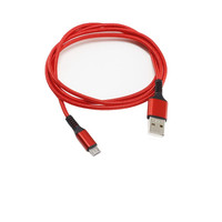 Kabel Charger Micro USB OEM ODM Berbahan Nilon Kepang Warna-warni dengan LOGO Kustom