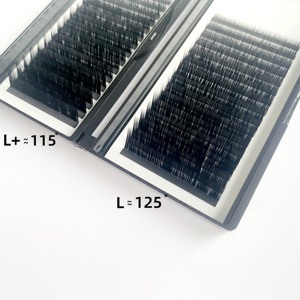 Đặc biệt quăn l-lông mi tổng hợp tóc tay làm tự nhiên dài L/L + Curl Lông mi giả mở rộng Faux Mink Matte Đen lông mi - Product Image 6