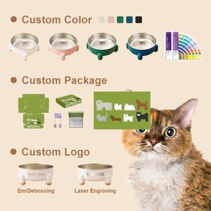 Wholesale <strong>Bowl</strong> Feeders <strong>Rounded</strong> Cat <strong>Dog</strong> <strong>Bowl</strong> Stainless Steel Pet Sublimation Cat Plastic Water Food <strong>Bowl</strong> - Product Image 5