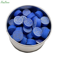 Queue de billard Xmlinco, embout de queue de billard, accessoire de billard pour joueurs de billard professionnels, bleu foncé
