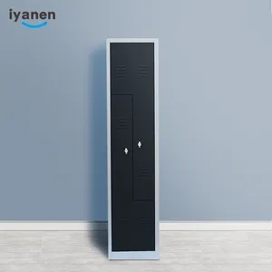 Customize new style double color L shape changing room school gym locker steel Z shape door metal locker cabinet