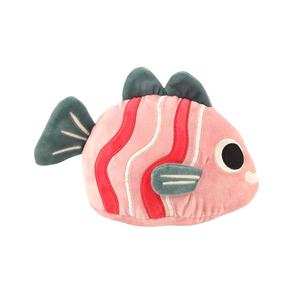 اتجاه جديد متعدد الألوان رقعة السمك القطيفة أسلوب العمل ليلة ضوء زينت محشوة لعبة السمك الحيوان القطيفة مخصص - Product Image 1