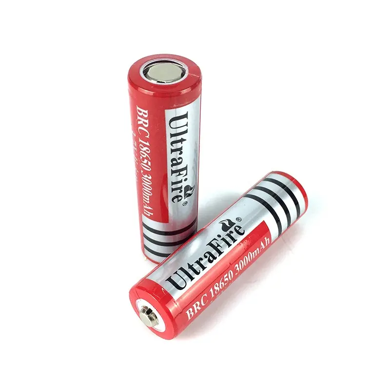 ultra fire battery 18650 Lithium Battery 3.7V 3000mah Rechargeable Battery For Power Bank Torch