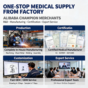 Chariot médical personnalisable en plastique ABS, chariot <span class=keywords><strong>de</strong></span> secours d'urgence, support, armoire à médicaments facile à nettoyer pour usage hospitalier - Product Image 2