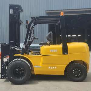 Chariot élévateur diesel FD50 100% NEUF 5 tonnes avec mât à <span class=keywords><strong>3</strong></span> sections et roues avant doubles - Product Image 6