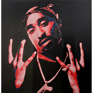 2Pac for Life Hueforge 3D Arte da Parete - Product Image 1